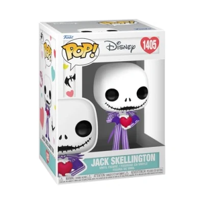 Imagen de Funko POP! Disney: The Nightmare Before Christmas Valentines Jack Skellington Figuras Miniaturas Coleccionables Para Exhibición Idea De Regalo Mercancía Oficial Juguetes Niños Y Adultos