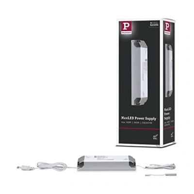 Imagen de Paulmann 70976 Strip MaxLED, fuente de alimentación, cuadrada, máx. 150 W, tira luz, blanco, cinta plástico, LED