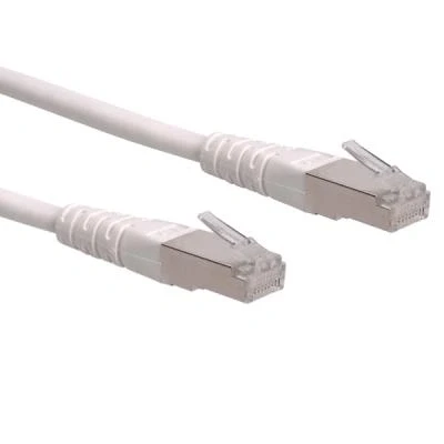 Imagen de Roline S/ftp (pimf) Patch Cord, Cat.6, White 1.0 M Cables De Red
