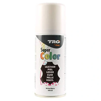 Imagen de TRG The One Tinte en Spray para calzado de Piel y Sintética Ideal Restaurar o cambiar el Color Zapatos Super #358 Blanco, 150ml