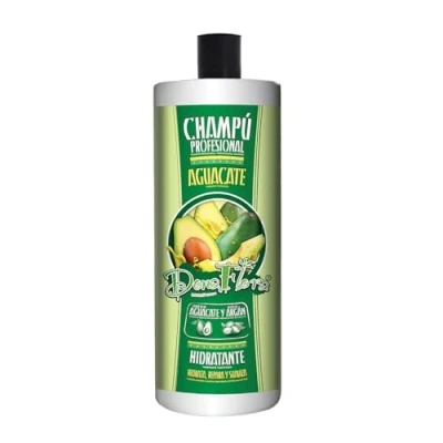Imagen de Dona Flora Champú Hidratante de Aguacate &amp; Argán Nutrición y Suavidad Revitaliza Cabello Seco Dañado Hidratación Intensa Duradera Brillo Natural 1000 ml