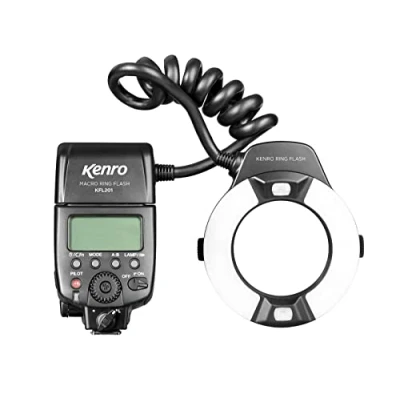 Imagen de Kenro Anillo de flash macro para cámara digital Nikon DSLR KFL201N