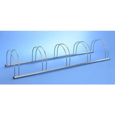 Imagen de Mottez Aparcabicicletas de suelo (para 5 bicicletas)