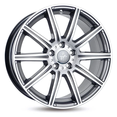 Imagen de KESKIN 5Taladro(s) 19in 112mm Llanta de aleación KT16 Dynamic palladium Front poliert KT168519511245PFP