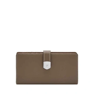 Imagen de Fossil Lennox, Accesorio de Viaje Billetera Plegable Mujeres, Gris, Small