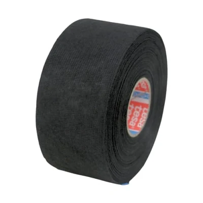 Imagen de Tesa cinta adhesiva de tela pet forro polar 51608 aislante para cableado Loom algodón