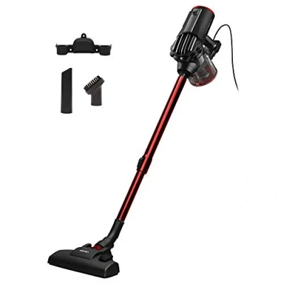 Imagen de Cecotec Aspiradora Vertical 2 en 1 con Cable ThunderBrush. 600 W, Escoba y de Mano, Tecnología Ciclónica sin Bolsa, Filtro Alta Eficiencia, Bajo Consumo, Radio Acción 6m, Depósito 500ml