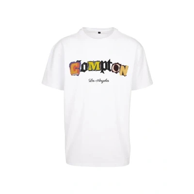 Imagen de Upscale by Mister Tee Compton L A Camiseta estampada, Hombre, Talla: Large, White