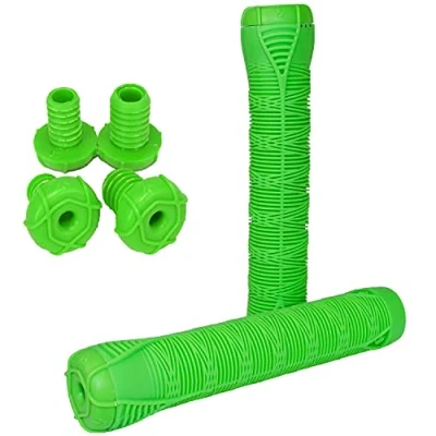 Imagen de Blunt Envy Stunt Scooter BMX Dirt Roller Handgriffe Soft lang mit 2 x Barends + Fantic26 Sticker (verde)