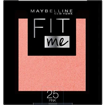 Imagen de Maybelline New York Fit Me Blush Colorete en Polvo Mate, para Todo Tipo de Pieles, Tono 25 Pink