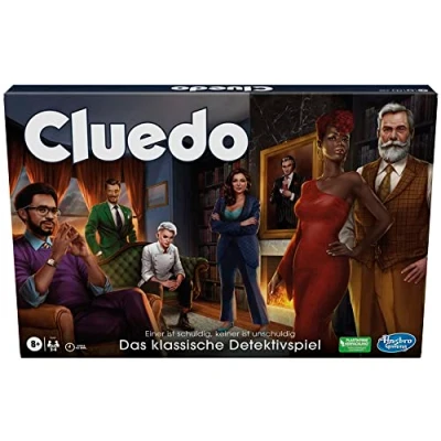 Imagen de Hasbro Gaming Cluedo Juego de Mesa para 2 a 6 Jugadores, Detectives, Familiar niños y Adultos