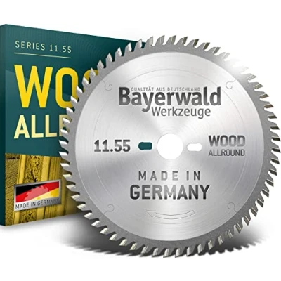 Imagen de Bayerwald Hoja de sierra circular HM Ø 300 x 3,2 30 mm Z=60 GW Serie 11.55 Dientes alternativos para secciones longitudinales y transversales en madera/materiales a base madera