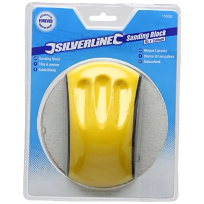 Imagen de Silverline Tools 100002 Taco de Lija Ergonómico, 150 x 85 mm