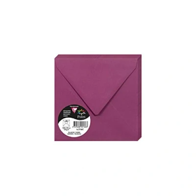 Imagen de Clairefontaine 50078 C Pack de 20 sobres Pollen 140 x mm, color frambuesa 14 0.10