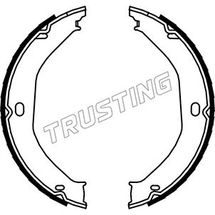 Imagen de TRUSTING 088.235 Zapatas de Freno Mano JEEP: GRAND CHEROKEE 2