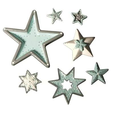 Imagen de Rayher Molde estrellas 23,2x18,3 cm, 7 motivos 3 13 manualidades y decoración, 36022000
