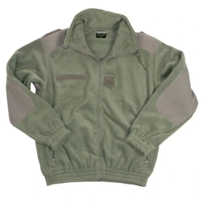 Imagen de Military Army Warm Camo Fleece Zip Hunting Jacket Olive Green de (X LARGE)