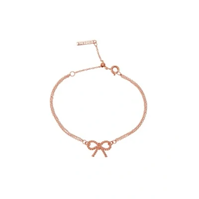 Imagen de Olivia Burton Pulsera de cadena para Mujer Colección VINTAGE BOW Oro rosa OBJ16VBB02
