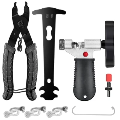 Imagen de AiQInu Herramienta de Cadena para Bicicleta, Bicicletas Tronchacadenas, Cortador Divisor