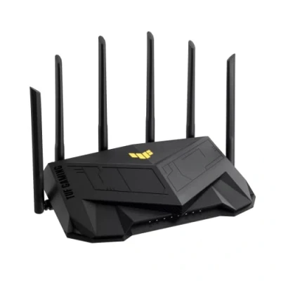 Imagen de ASUS TUF Gaming AX6000 Router Extensible WiFi 6 de Doble Banda, Puertos duales 2.5G, Puerto para Juegos, Modo Juego móvil, reenvío Puertos, Seguridad Red sin suscripción, protección