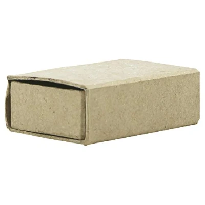 Imagen de Clairefontaine ES Décopatch BT040C Un support en papier brun mâché 4x6x2 cm, Boite allumette S