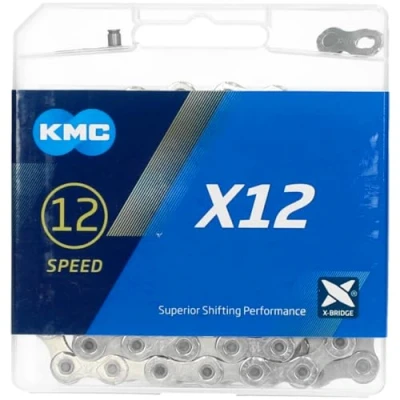 Imagen de KMC Cadena X12, Unisex, Plata, 1/2 x 11/128