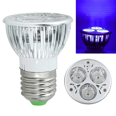Imagen de EBILUN UV Ultraviolet Purple Light Bulb, 3W E27 LED Bombilla 85 265V / 12V 1pcs