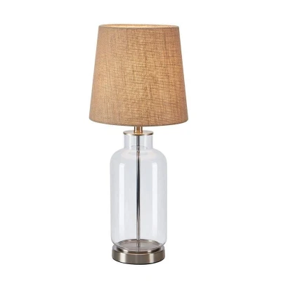 Imagen de Markslöjd Lámpara de mesa Costero, transparente/Natural, 61,5 cm
