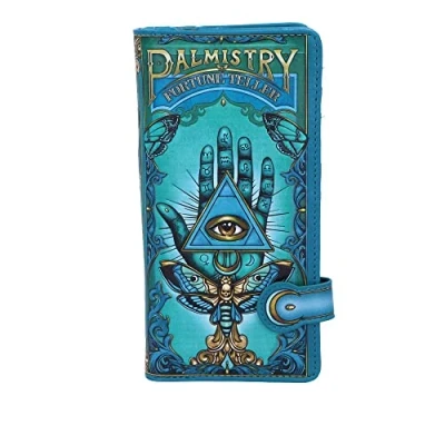 Imagen de Nemesis Now Palmistry Monedero en Relieve (18,5 cm), Color Azul