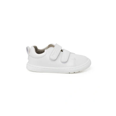 Imagen de Pisamonas Barefoot Doble TIRA Adherente Zapatos de bebé para niños, Talla: 26, Blanco