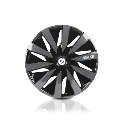 Imagen de SPARCO LAZIO SPC1491BKGR Tapacubos 14in negro, gris