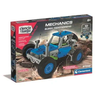 Imagen de Clementoni Mechanichs Buggy Todoterreno Juego Kit de Construcción Motorizado para Niños Maqueta Montar y Desarrollar la Creatividad Apto a Partir 8 Años 55565