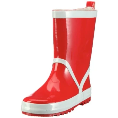 Imagen de Playshoes Botas de Goma, lluvia Unisex niños, Rojo, 26/27 EU