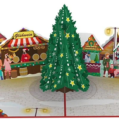 Imagen de papercrush® tarjeta de Navidad con diseño reno, divertida en 3D como regalo dinero para niños, bonita felicitación mamá, hecha a mano, mamá