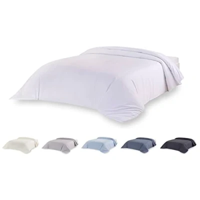 Imagen de Todocama Funda nórdica de Microfibra para edredón Tacto Extra Suave. (Blanco Cama 80/90 150x220cm).