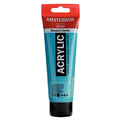 Imagen de Amsterdam Standard Series Colores Acrílicos Tubo 120 ml Azul Turquesa 522 (17095222)