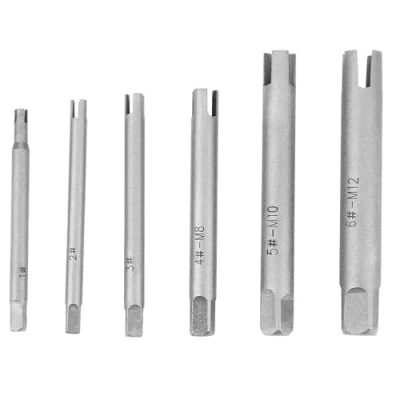 Imagen de Gonnely Extractor de grifos Cabeza Rota Acero Juego extractores Tornillo pelado(6 Piece Set)