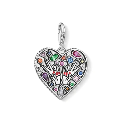 Imagen de Thomas Sabo charm Club Colgante para mujer en forma de copa cóctel, plata ley 925, 1802 013 27