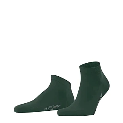 Imagen de FALKE Cool 24/7 M SN algodón corte unicolor 1 par, Calcetines cortos Hombre, Verde (Hunter Green 7441) nuevo ecológico, 45 46