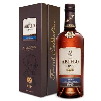 Imagen de Ron Abuelo Tawny Añejo 15 Años Estuche con Botella 700 ml