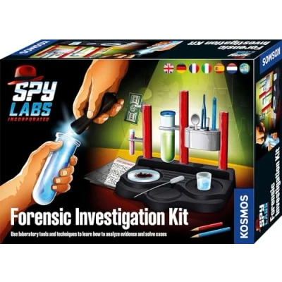 Imagen de Kosmos 617240 Spy Labs Incorporated Forensic Investigation Kit, Detective Laboratory, Analyse Evidence and Solve Cases, Toys for Children, multilingüe Instructions in DE, EN, F, IT, ES, NL