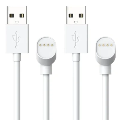 Imagen de TUSITA Cargador Compatible con Google Nest Cam 1M Cable de Carga Magnético, 2 Piezas