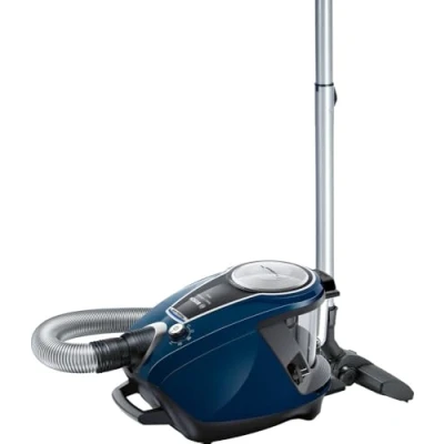 Imagen de Aspirador sin bolsa Bosch BGS7RCL, 700 W, 3 l, Tecnología QuattroPower, Filtro HEPA, Negro y Azul