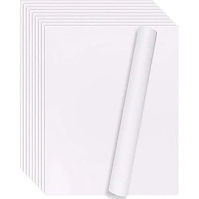 Imagen de 10 Hojas Vinilo Adhesivo, 210x297 mm, A4 Permanente con Respaldo Adhesivo para Herramientas Silhouette Cameo recortar Autoadhesiva Manualidades, Letreros, Carteles, Siluetas