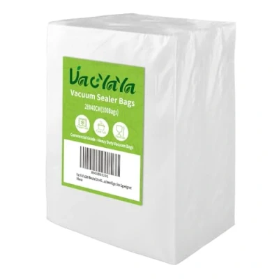 Imagen de VacYaYa 100 Bolsas 28x40cm Envasar al Vaci Vacio Alimentos de Vacío Alimentos,Bolsas para Envasado Sin BPA