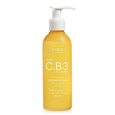 Imagen de Ziaja Gel limpiador de niacinamida vitamina C.B3, 190 ml