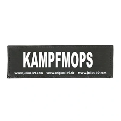 Imagen de Julius K9 Parches Intercambiables, 1 par, KAMPFMOPS, tamaño: grande, Negro