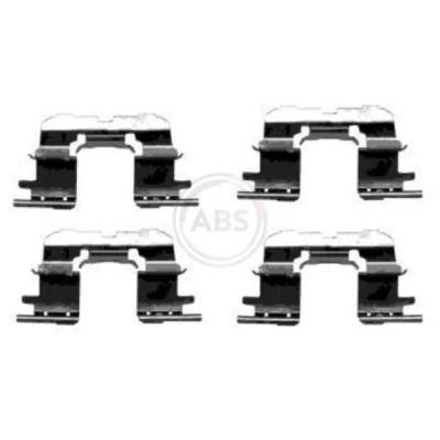 Imagen de A.B.S. 1227Q Kit de accesorios, pastillas frenos TOYOTA: Yaris I Hatchback