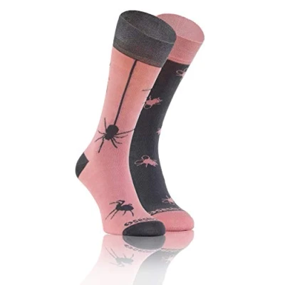 Imagen de Sesto Senso Calcetines Divertidos Algodón Mujer Hombre Locos Coloridos Funny Socks 35 38 Mosca