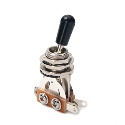 Imagen de Alnicov Piezas de interruptor palanca 3 vías para guitarra Les Paul LP, punta negra